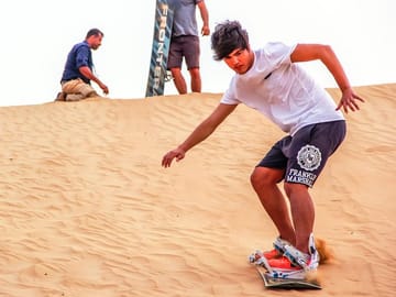 Sand boarding