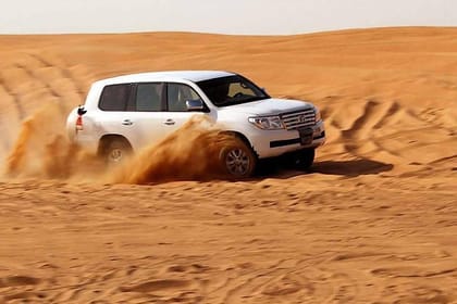 Evening Desert Safari with, Dune Bashing, Camel Ride, sand board