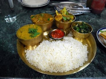 Nepali food Dal-Bhat