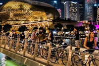 Singapore Marina Bay Small Group Night Cycling Tour 10