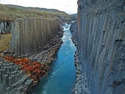 Stuðlagil Canyon from Seyðisfjörður