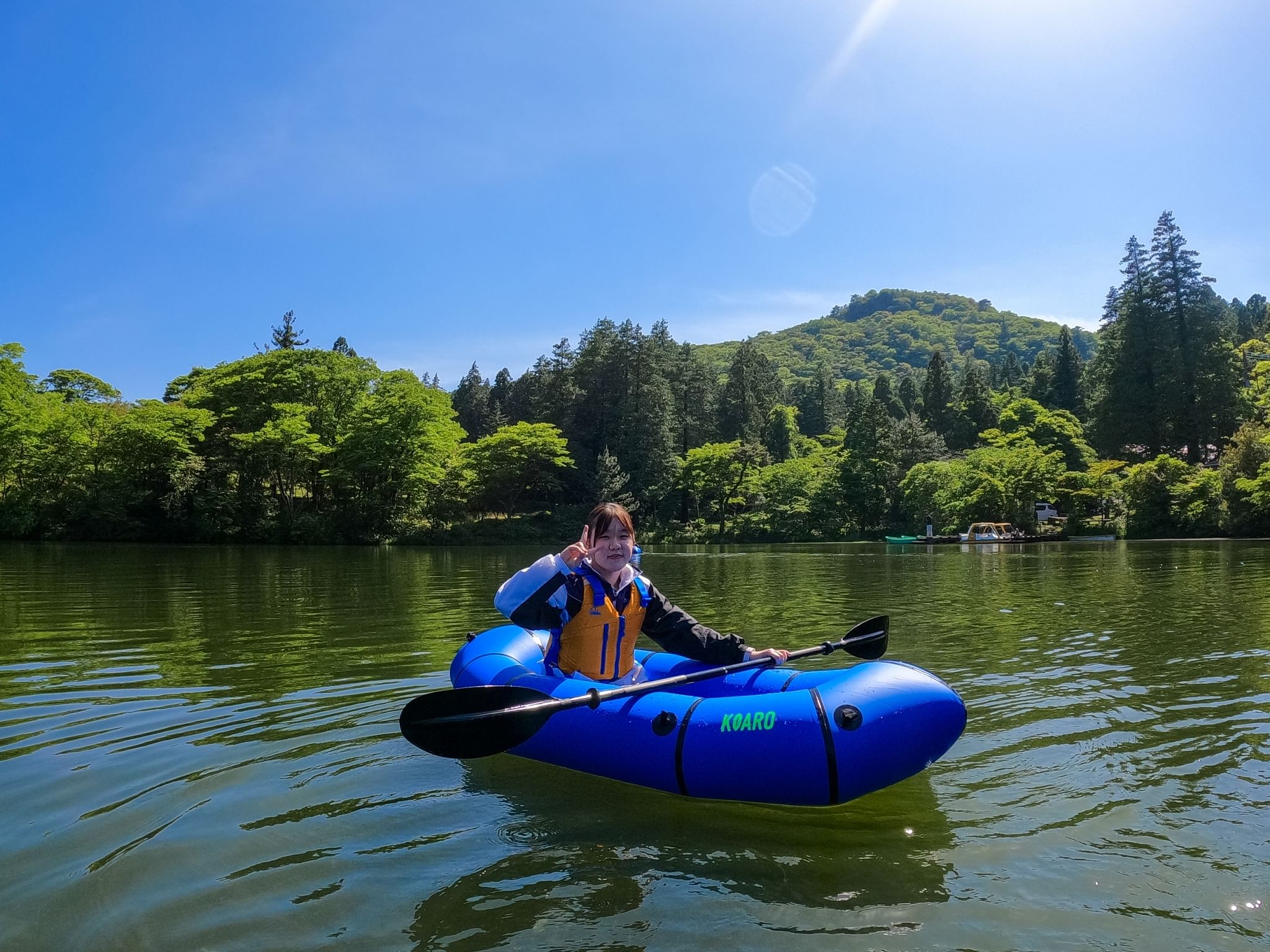 Packraft experience at “Shirakumono Pond”! Embark on a nature adventure!