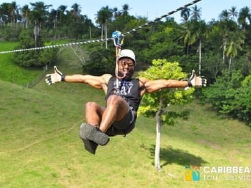 Ziplining Adventure Over Punta Cana's Lush Landscape