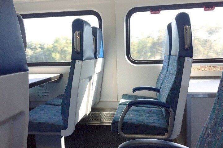 Shatabdi Express Inside