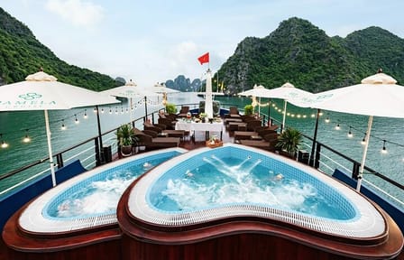 1 Day Pamela 5 Star Luxury Cruise From Halong Bay, Jacuzzi Pool