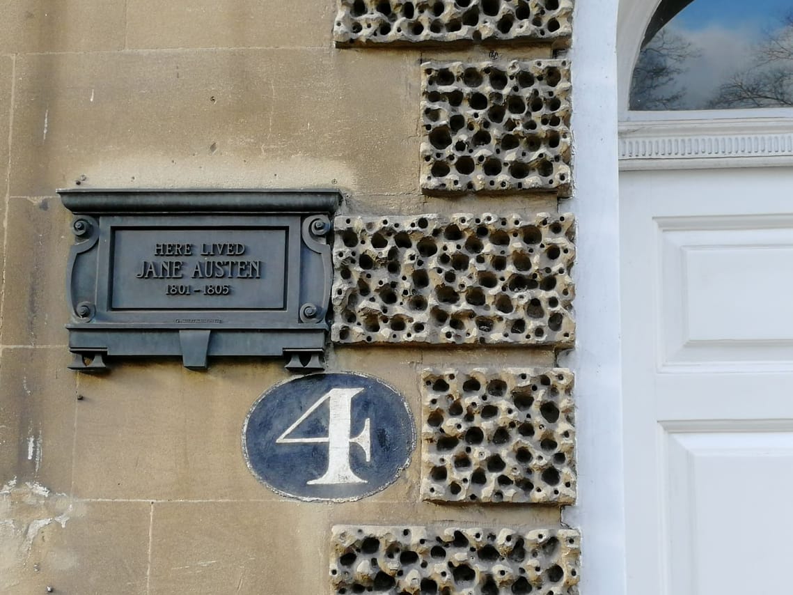 You will hear about some of Bath's famous residents