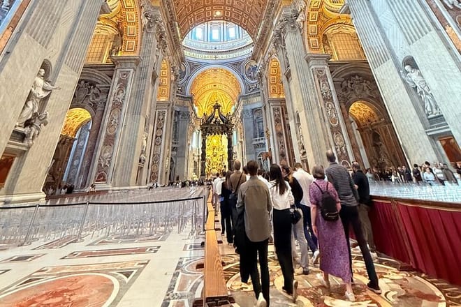 Rome's St. Peter’s Basilica Walking Guided Tour With Dome Climb 9