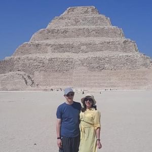 Private Tour of Saqqara, Memphis, and Giza with Three Meals