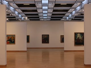 A picture of the interior of the Reykjavik Art Museum