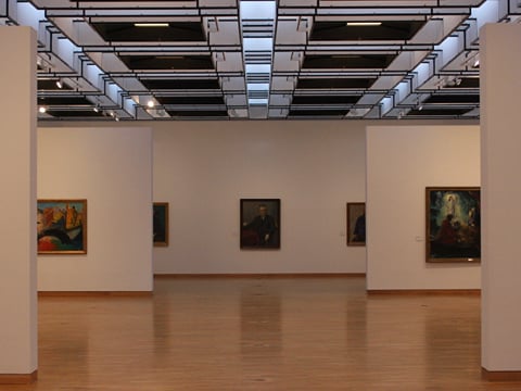 A picture of the interior of the Reykjavik Art Museum