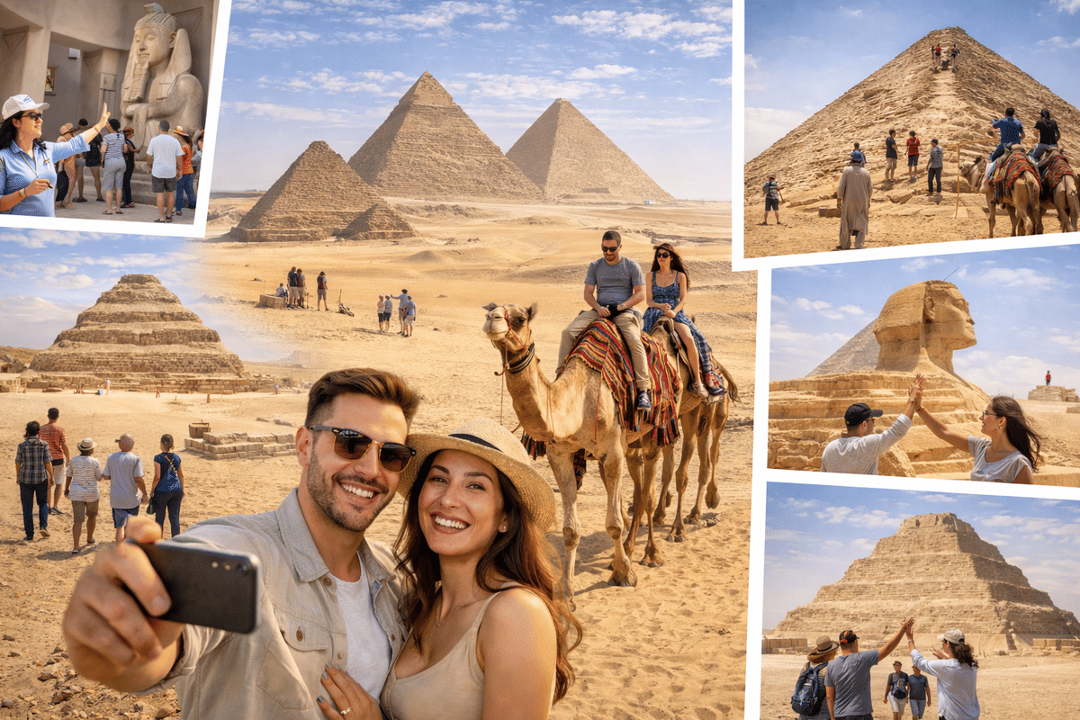 Cairo: Giza Pyramids, Memphis, Dahshur & Saqqara Tour