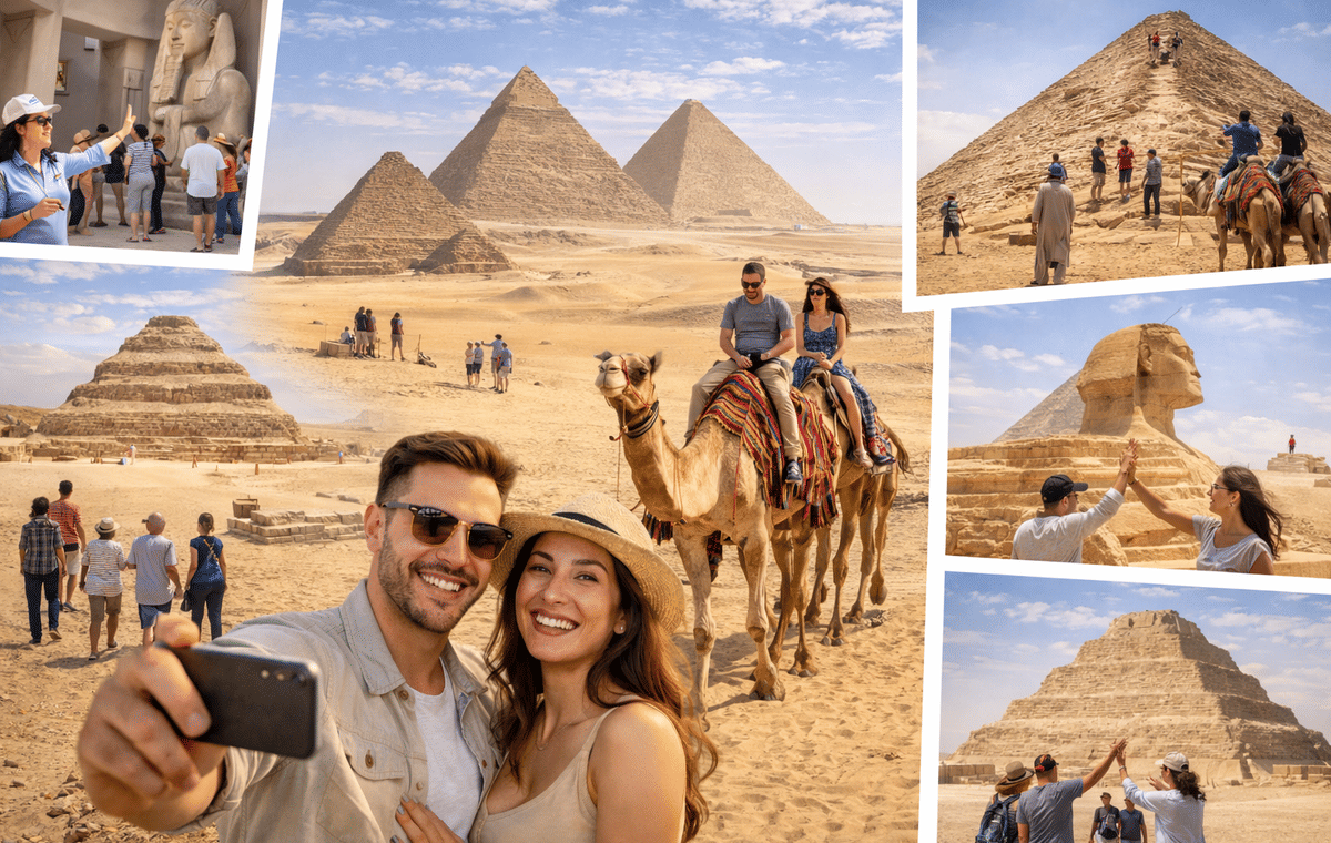 Cairo: Giza Pyramids, Memphis, Dahshur & Saqqara Tour