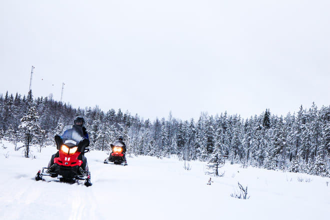 Snowmobile Safari to Reindeer Farm - Rovaniemi 2
