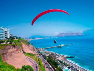 Paramotor Sky Tour Over Lima's Stunning Southern Coast