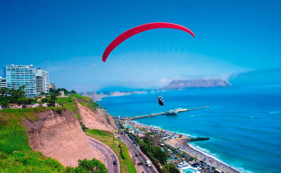 Paramotor Sky Tour Over Lima's Stunning Southern Coast
