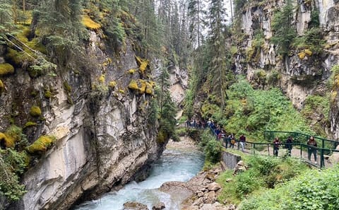 Johnston Canyon and Marble Canyon Icewalk from Calgary