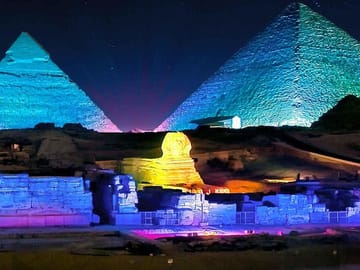 Sound and Light Show at Giza Pyramids with Dinner