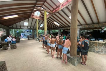 Rainforest Tour to a Waterfall in Belize's Cayo District