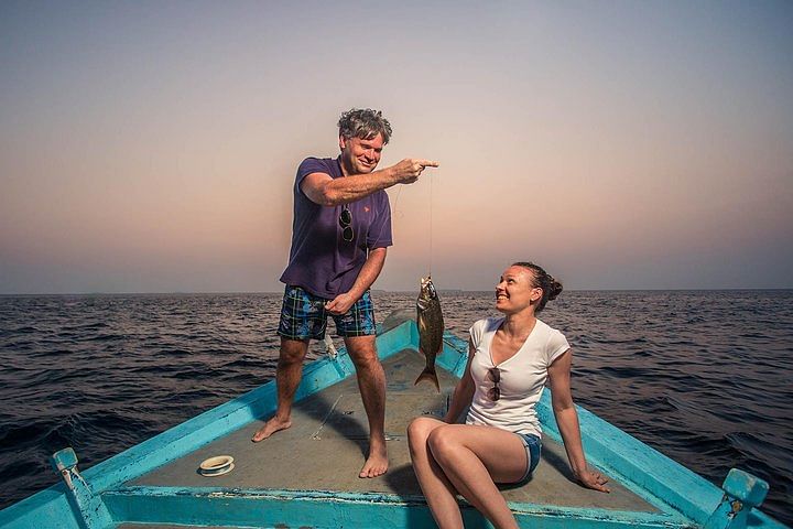 Sunset Fishing Adventure in the Maldives with BBQ Dinner Option