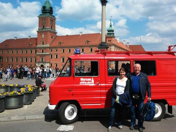 Custom Private Retro Minibus Tour of Warsaw's Highlights