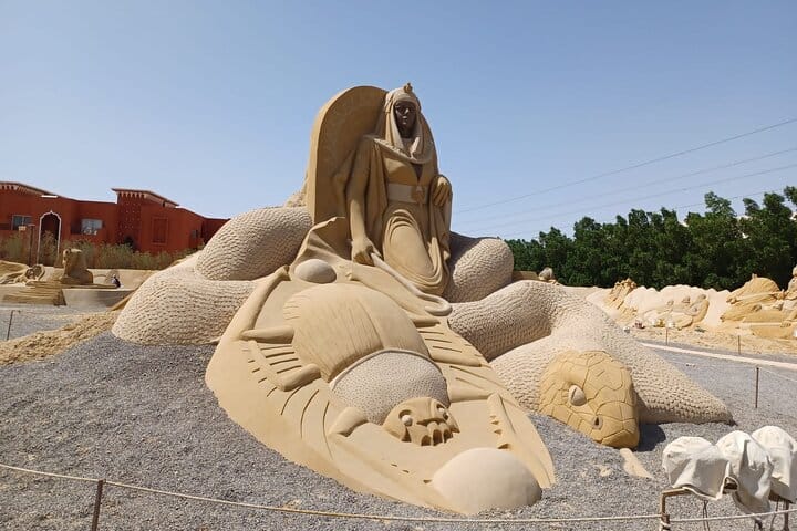 Sand City Tour with Tickets and Private Transfer from Hurghada