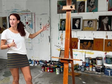 Lisbon Lunch with Local Artists in a Creative Studio