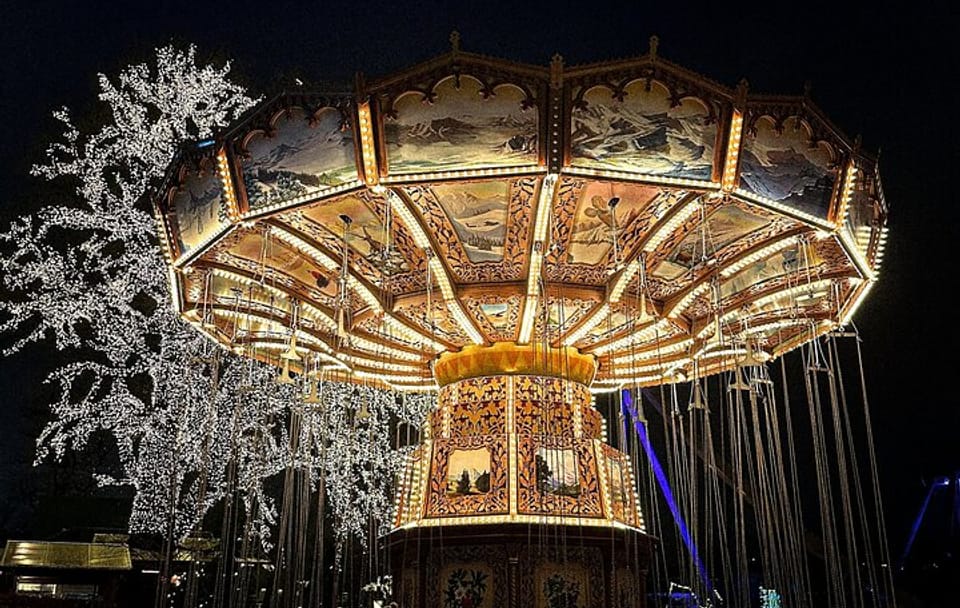 Gothenburg Christmas Market Walking Tour at Liseberg Amusement Park