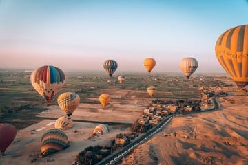 Rise Above History: Luxor Sunrise Balloon over West Bank