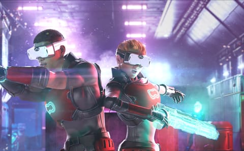 Virtual Reality Laser Tag Experience in Davesco-Soragno