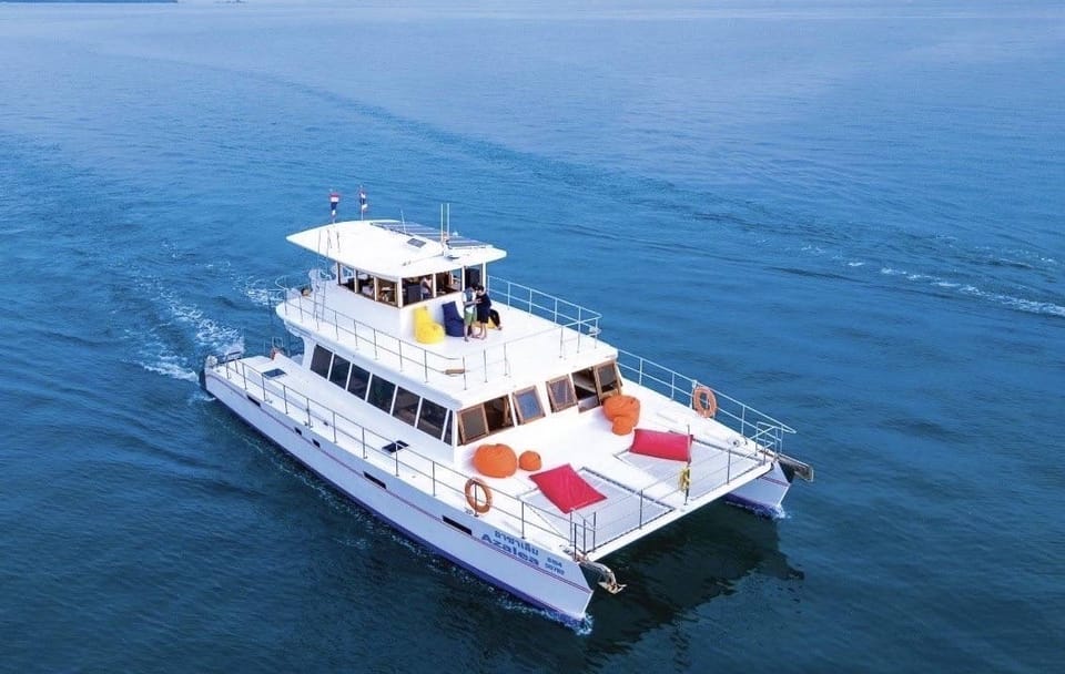 Amazing Coral Island & Sunset Dinner with Power Catamaran