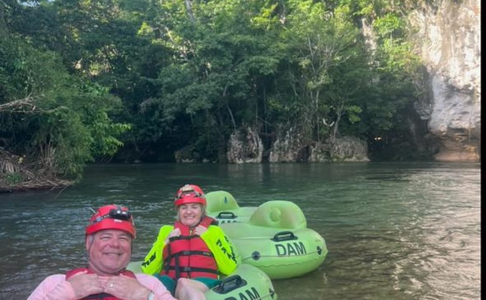 Zip Line and Cave Tubing Adventure in Belize Jungle