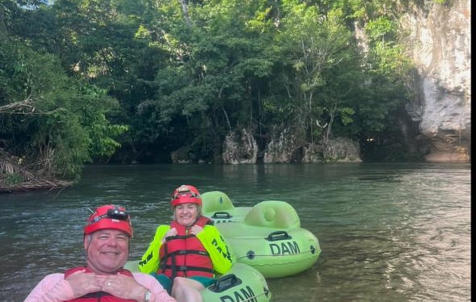 Zip Line and Cave Tubing Adventure in Belize Jungle
