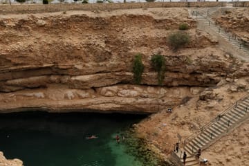 Wadi Shab and Bimmah Sinkhole Full Day Adventure Tour