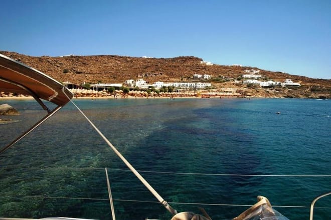 All Included Sailing Yacht Cruise to Mykonos South Beaches, Rhenia & Delos Islands photo 6