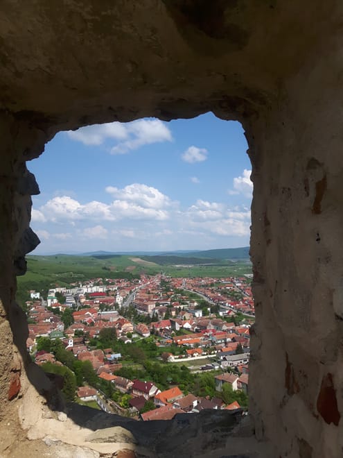 View from Rupea Citadel