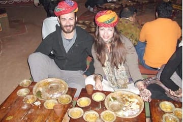 Evening Jaipur City Tour and Dinner at Chokhi Dhani Ethnic Village Restaurant