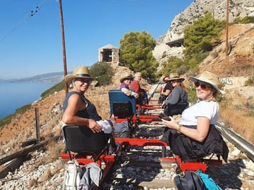 Adventure Tour with Rail Biking and Kayaking near Athens