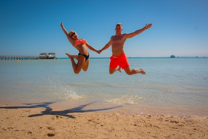 Hurghada : Private Boat Family Day to Orange Bay Island & Lunch 9