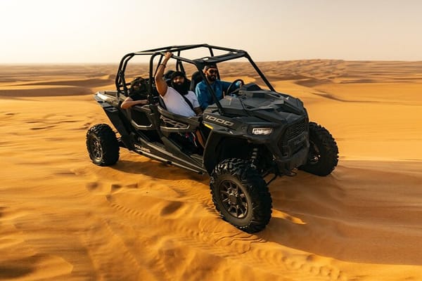 Dubai: Buggy Dune Bashing, Sand Boarding, Camel Ride & Show