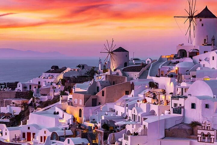 Explore Athens, Mykonos & Santorini: Iconic Greek Island Adventure