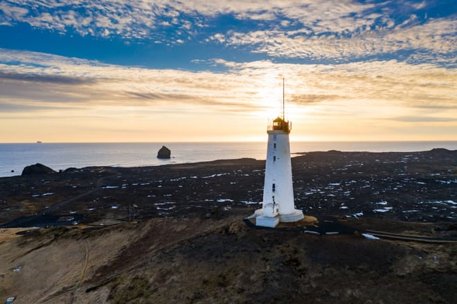 The Reykjanesvíti Lighthouse