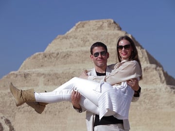 Private Giza Pyramids , Saqqara & Memphis Tour from Cairo