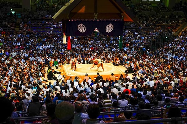 Sumo Tournament Experience in Osaka