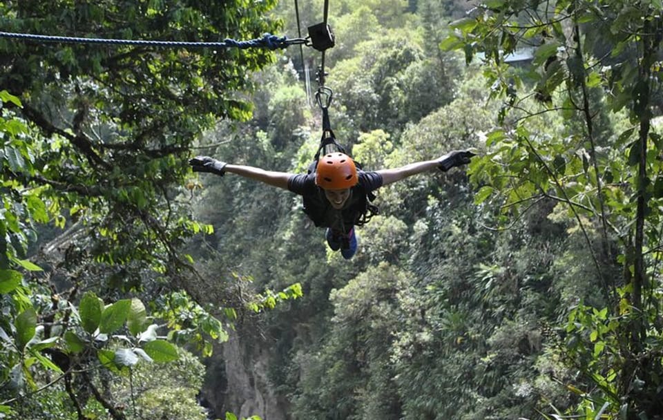 Zipline in Holy Water Baths