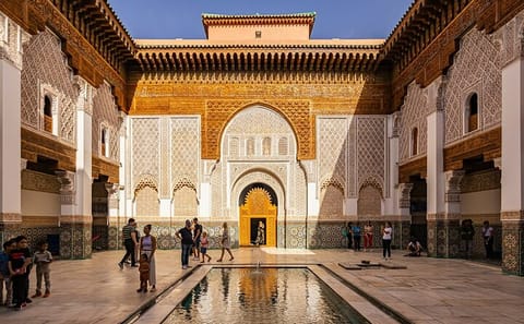 Guided Walking Tour of Ben Youssef, Secret Garden, and Souks in Marrakesh