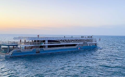 Dinner Cruise on the Lotus Mega Yacht at Marina Beach, Dubai