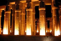 Luxor Temple at night