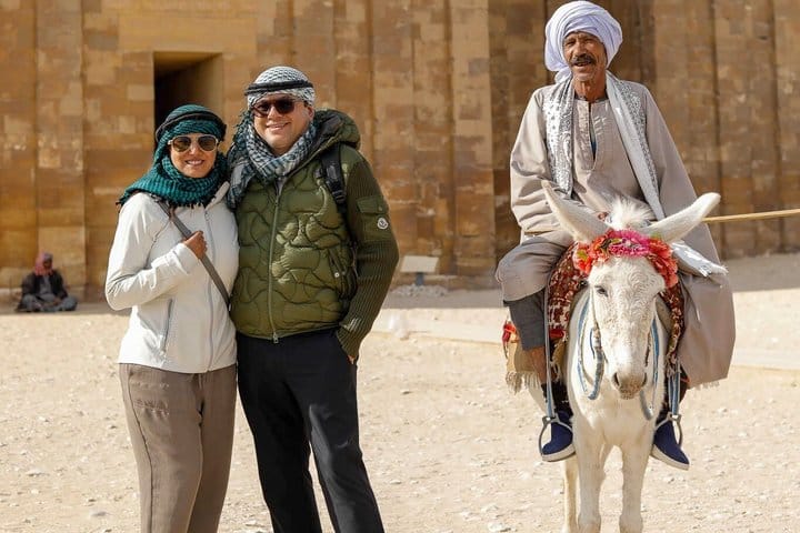 Giza Pyramids, Saqqara, Memphis Day Trip with tickets & lunch