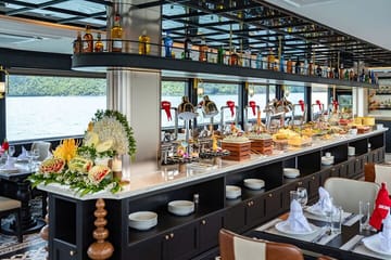 Cozy Bay Premium Cruise – Halong Bay Luxury 1 Day – BUFFET LUNCH