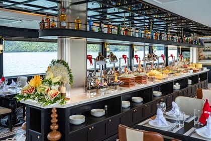 Cozy Bay Premium Cruise – Halong Bay Luxury 1 Day – BUFFET LUNCH